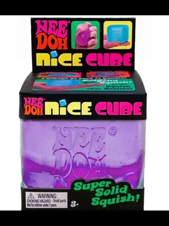 Schylling Other - Needoh Nice Cube Super Solid Squish - Purple 💜